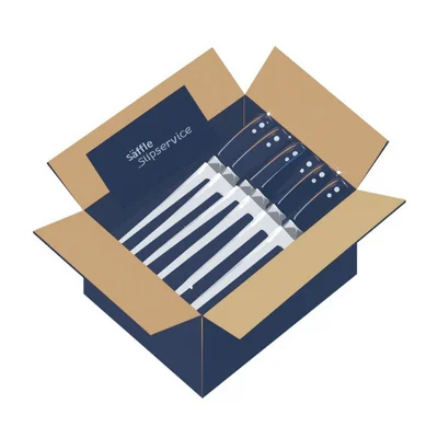 Färdigslipade knivar redo att användas efter slipning hos Säffle Slipservice